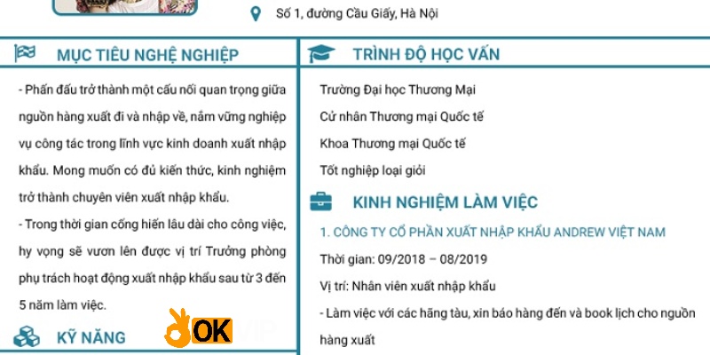 Mục tiêu nghề nghiệp là một trong những nội dung quan trọng trong CV 