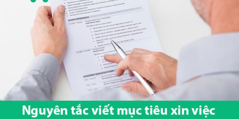 Nguyên tắc xác định mục tiêu nghề nghiệp